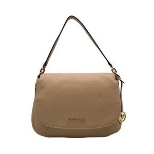Michael Kors Light Pink Pebbled Leather Bedford Convertible Shoulder bag